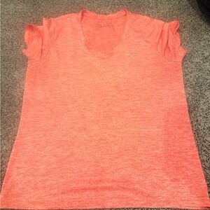 LG Women’s Coral Heather Short Sleeve Performance Tee